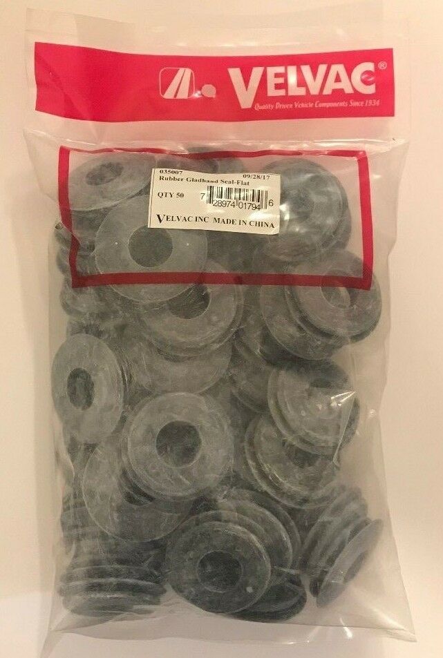 Velvac 50 Pack Of Tractor Trailer Glad Hand Seals